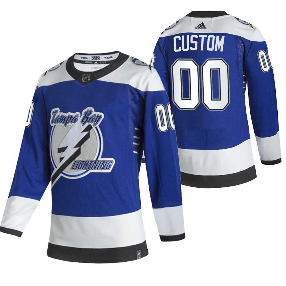 Tampa Bay Lightning Customized Blue Adidas 2020-21 Alternate Player Stitched Jersey,We sell and wholesale Tampa Bay Lightning Customized Blue Adidas 2020-21 Alternate Player Stitched Jersey on line form chian!